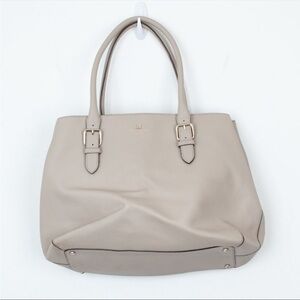 Kate Spade Cove Street Airel Leather Tote Handbag | Stone Cream